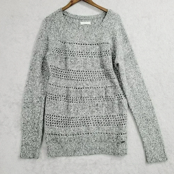 Abercrombie & Fitch Women Knit Sweater Large  Long Sleeve Cotton/Acrylic 10PT - Picture 1 of 7